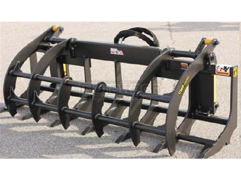 root rake for skid steer for sale|60 inch root rake grapple.